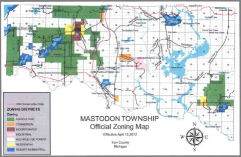 Mastodon Township Official Zoning Map